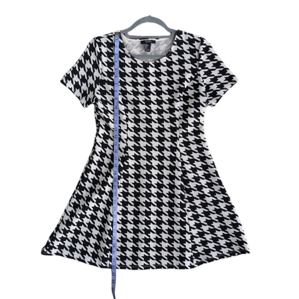 Forever 21 Houndstooth Skater Dress